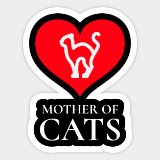 Mother Of Cats Sticker